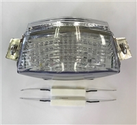 2006-2008 Kawasaki Ninja 650R Clear Alternatives Clear Tail Light with Integrated Signals (CTL-0098-IT)