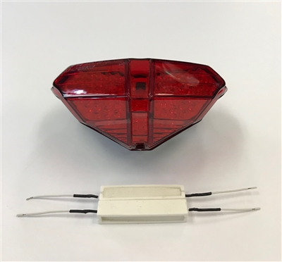2008-2012 Ducati 848 Clear Alternatives Red Tail Light with Integrated Signals (CTL-0110-IT-R)
