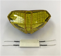 2009-2012 Ducati 1198 / R / Corse Clear Alternatives Tail Light with Integrated Signals - Yellow (CTL-0110-IT-Y)