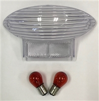 Clear Alternatives 1999-2007 Suzuki GSX 1300R Hayabusa Clear Tail Light Lens - Ribbed (CTL-0018-C)