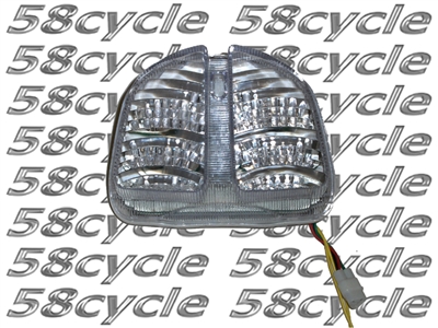 Clear Alternatives 2006-2007 Suzuki GSXR750 Clear Tail Light with Integrated Signals (CTL-0096-IT)