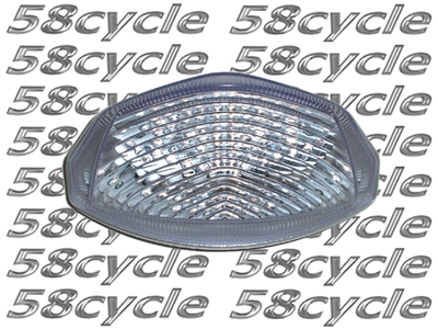 2007-2008 Suzuki GSXR1000 / 2015-2016 GSXS750 Clear Alternatives Tail Light with Integrated Signals - Clear Lens (CTL-0111-IT)