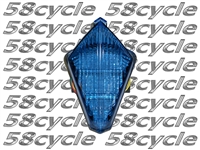2007-2008 Yamaha R1 / 2015-2016 TMAX 500 Clear Alternatives Tail Light with Integrated Signals - BLUE (CTL-0105-IT-B)