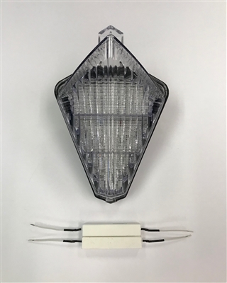2007-2008 Yamaha R1 / 2015-2016 TMAX 500 Clear Alternatives Clear Tail Light with Integrated Signals (CTL-0105-IT)