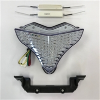 2009-2014 Yamaha R1 Clear Alternatives Clear Tail Light with Integrated Signals (CTL-0128-IT)