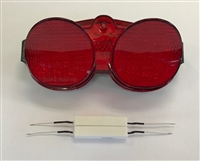 Clear Alternatives 2001-2002 Yamaha R6 RED Tail Light with Integrated Signals (CTL-0072-IT-R)