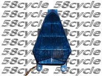 Clear Alternatives 2006-2007 Yamaha R6 Blue LED Rear Brake Tail Light with Integrated Signals (CTL-0095-IT-B)