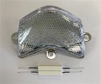 2004-2005 Kawasaki ZX10R Clear Alternatives Clear Tail Light with Integrated Signals (CTL-0070-IT)