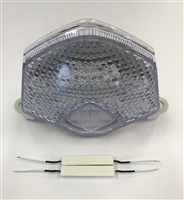 2009-2012 Kawasaki ZX6R Clear Alternatives Clear Tail Light with Integrated Signals (CTL-0108-IT)