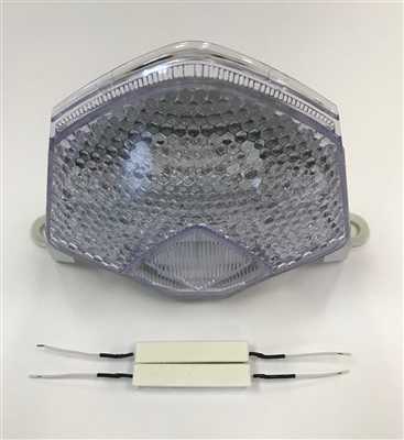 2007-2010 Kawasaki Z750S Clear Alternatives Clear Tail Light with Integrated Signals (CTL-0108-IT)