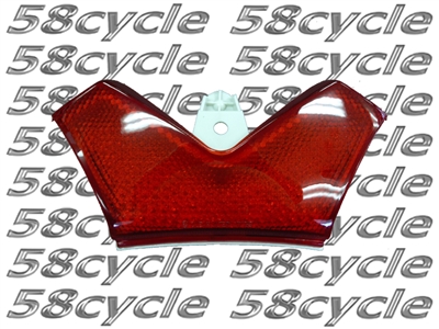 2006-2022 Kawasaki ZX14 Clear Alternatives RED Tail Light with Integrated Signals (CTL-0099-IT-R)
