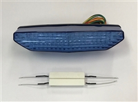 2008-2022 Kawasaki Concours 14 Clear Alternatives BLUE Tail Light with Integrated Signals (CTL-0103-IT-B)