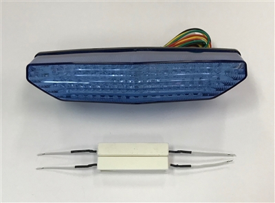 2008-2022 Kawasaki Concours 14 Clear Alternatives BLUE Tail Light with Integrated Signals (CTL-0103-IT-B)