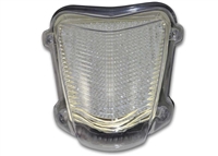 2008-2020 Suzuki GSX-R Hayabusa Top Zone CLEAR Tail Light with Integrated Signals (TZS-228-INT)