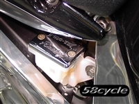 2004-2005 Honda CBR1000RR Chrome Billet Aluminum Rear Brake Reservoir Cap