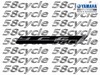 2008 Yamaha R6 "YCCi" Right Side Lower Fairing Emblem / Sticker