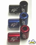 Kawasaki Anodized Flush Mount BAR ENDS - ZX Logo Engraved