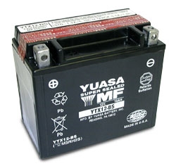 2001-2002 Ducati Monster 600 Yuasa Maintenance FREE VRLA Battery (YT12B-BS)