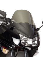 2006-2008 Kawasaki Ninja 650R / ER-6f / EX-6 Dark Smoke Zero Gravity Double Bubble Windshield / Windscreen (16-203-19)