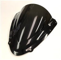 2005-2006 Suzuki GSXR1000 Dark Smoke Zero Gravity Double Bubble Windshield / Windscreen (16-109-19/16-109a-19)