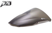 2000-2002 Kawasaki ZX6R / 2005-2008 ZZR600 Dark Smoke Zero Gravity Double Bubble Windshield / Windscreen (16-244-19)