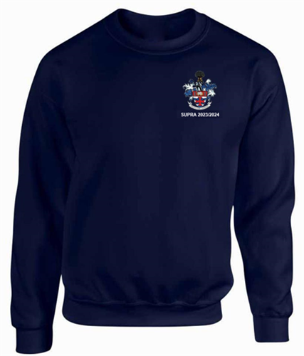 SUPRA23 Sweatshirt  - no initials  (navy or black)