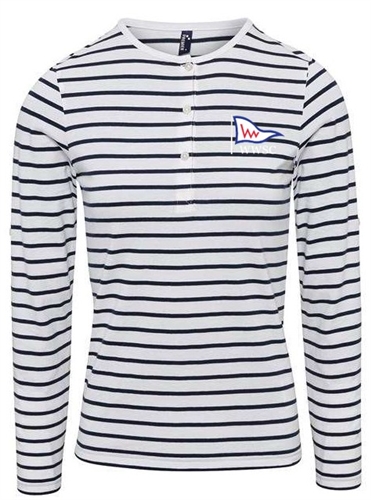 WWSC Long-John roll sleeve buttoned T-shirt (Unisex & Ladies Styles) - 2 colours