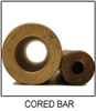 SAE 841, Sintered Bronze "Oversize" Cored Bar Stock