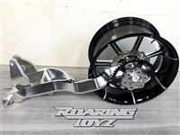 Honda CBR 1000RR 240 Single Sided Swingarm Kit 2008 2009 2010 2011 2012 2013 CBR1000 CBR RR Fireblack Fat Wide Tire Conversion Billet Chrome Black Anodized Custom 2014 2015 2016 2017