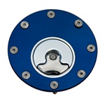 Yamaha Gas Cap Blue Anodized