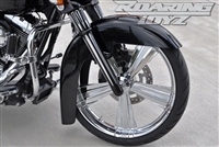 Stage 1 Bagger 23 Inch Front Wheel Conversion Kit Complete Roadking Road King RK Touring Harley Big Wheel Raked Triple Trees Clamps Fender Tire 2013 2012 2011 2010 2009 2008 2007 2006 2005 2004 2003 2002 2001 2000
