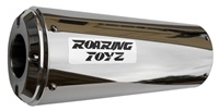 Roaring Toyz 2008-2018  Hayabusa Polished Stainless Bolt On Exhaust Cans