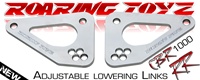 2008 2009 2010 2011 2012 2013 2014 Honda CBR 1000RR Roaring Toyz Billet 4 Hole Lowering Links