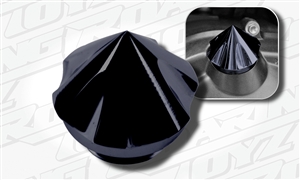 Spiked Arrow Head Oil Fill Cap Black Anodized Suzuki Fitment GSXR Hayabusa Katana SV 600 650 750 1000 1300 1340 Custom Billet 2013 2012 2011 2010 2009 2008 2007 2006 2005 2004 2003 2002 2001 2000 1999 1998 1997 1996 Clutch Cover Cap Screw Spike