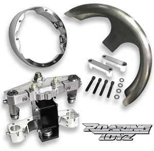 Stage 1 Bagger 30 Inch Front Wheel Conversion Kit Complete Streetglide Electraglide Ultra Classic Touring Harley Big Wheel Raked Triple Trees Clamps Fender Tire 2013 2012 2011 2010 2009 2008 2007 2006 2005 2004 2003 2002 2001 2000