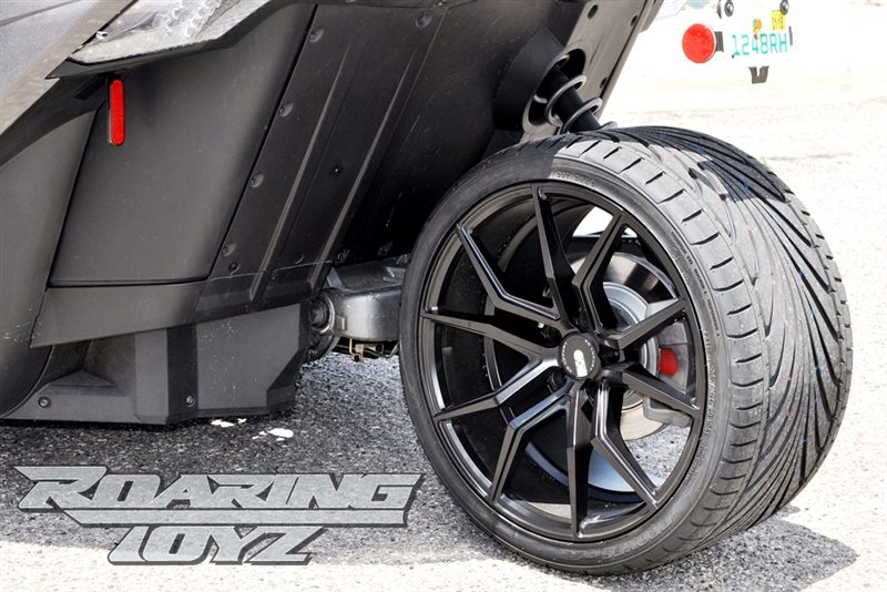 Custom Wheels for Polaris Slingshot 20 Inch Front 22 Inch Rear Wide Fat  Wheel tire 305 Rear 19x12 19x8.5 19x9 Rim Rims Forged Aluminum Tires  Package Set Mounted Racing widest rear available
