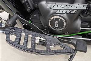 Kawasaki Vulcan Vaquero 1700 Roaring Toyz Black Floorboards PinStripe Boards Floorboard Black Contrast Cut Aftermarket 2011 2012 2013 2010 2009 Voyager Classic Nomad LT ABS Custom Billet 2017 2018 2019 2020 2021 2022