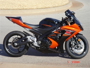 07-08 GSXR 1000 VooDoo Black Slip-On Exhaust