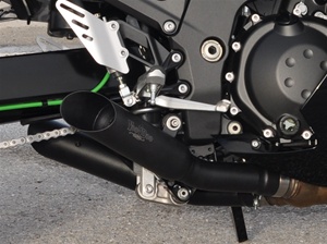 06-07 Kawasaki ZX14 VooDoo Black Slip-On Exhausts