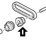 B8024372 (B802-4372) Timing Pulley T21