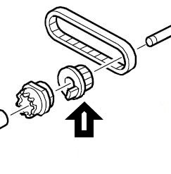 B8024372 (B802-4372) Timing Pulley T21