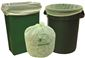 33 GAL. COMPOSTABLE TRASH BAGS, 33 IN. X 40 IN., 1 MIC, GREEN, 25/ROLL, 8 ROLLS/CASE