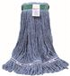 RENOWN STANDARD LOOP END BLEND WET MOP HEAD WITH 1 IN. HEADBAND, BLUE, MEDIUM