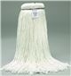 RENOWN STANDARD CUT END RAYON WET MOP BOLT ON, WHITE, 24