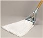 RENOWN HEAVY DUTY CUT END RAYON WET MOP HEAD WITH 1 IN. HEADBAND, WHITE,16 OZ.