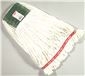 RENOWN MEDIUM PREMIUM BARRIER LOOP END SHRINKLESS BLEND WET MOP HEAD WITH 5 IN. HEADBAND, WHITE