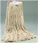RENOWN STANDARD CUT END COTTON WET MOP HEAD WITH 1 IN. HEADBAND, WHITE, 16