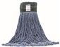 RENOWN PREMIUM LOOP END SHRINKLESS BLEND WET MOP HEAD WITH 5 IN. HEADBAND, BLUE, MEDIUM