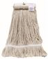 RENOWN HEAVY DUTY CUT END COTTON WET MOP BOLT ON FANTAIL, WHITE, 20 OZ.