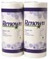 RENOWN KITCHEN PAPER ROLL TOWELS, WHITE, 2 PLY, 11 IN. X 9 IN., 30 ROLLS PER CASE